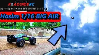 Hosim 1/16 Brushless RC MT - Skate Park BASH & Destruction!