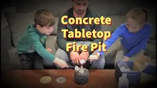 Concrete Tabletop Fire Pit - Unboxing, Test and Review