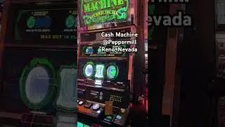 Cash machine wining to win at Peppermill Reno nevada slot machines!