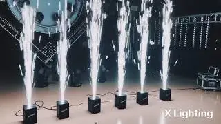 cold spark machines testing - X Lighting