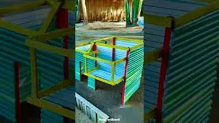 Bamboo Se Bana Pyara Sa Chhota Ghar | Eco-Friendly Mini House #woodworking #minihouse