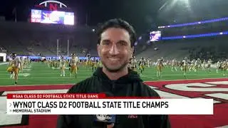 Wynot Beats St. Mary's in Thriller to Win First Football State Championship