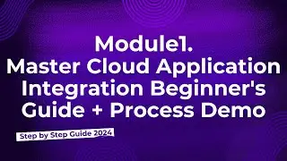 Module 1. Cloud Application Integration Introduction |Process| in Informatica Cloud 2024
