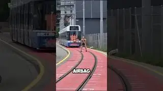 In Japan men appear in front of the train what would happen 💀#japan #facts #factsfunfacts