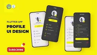 Flutter Profile Page UI Design   Flutter App Desig