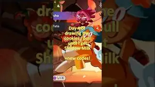 drawing cookies until I pull Shadow Milk! (day 4) #cookierunkingdom #shadowmilk