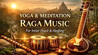 Yoga & Meditation Music | Indian Classical Raagas for Relaxation & Inner Peace | Flute, Sitar, Tabla