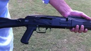 Saiga 12 Exp 01 Loaded Magazine Bolt Lock Test