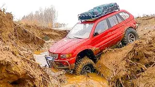 From CLEAN 2 DIRTY! BMW X5 VS Land Rover Defender MUD CHALLENGE