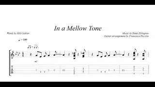 Fingerstyle Guitar - In a Mellow Tone (From Jazz Tunes Vol.2, Nr.6)