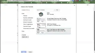 Create a Site From a Template