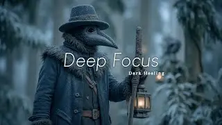 Cozy Dark Piano Music ~ Winter Night Healing | Deep Relaxation & Sleep Study Focus