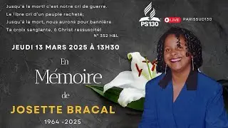 Cérémonie funéraire en mémoire de Josette BRACAL