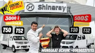 18-APREL SHINERAY AVTOSALONIDA 3000 $lik AKSIYA / SAMARQAND SHINERAY NARXLARI 2025-yil