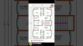 2 Unit Floor Plan | #Shorts | Short video |Engr Nuruzzaman