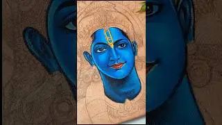 Shree Ram Acrylic Painting 🎨#shorts #drawing #art #shreeram #ram #ramnavami