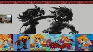 KEN WIFE PUNCH HIM IN THE FACE: POCKET FIGHTER