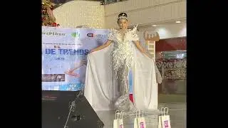 Model FALLS and Can't Get Up in Long White Dress during Casa de Trends Academy 2025 Fashion Show!