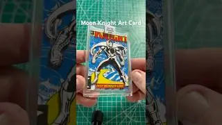 Moon Knight Art Card #moonknight #popart #cardcollector #1of1 #fineart