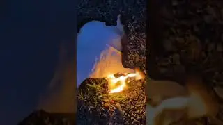 Homemade fire retardant test
