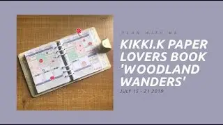 plan with me | kikki.K B6 | kikki.K Paper Lovers Book | 15 - 21 July 2019
