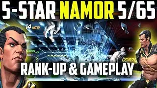 5-Star Namor Rank-Up & Gameplay - Straight to Rank 5 + Awakening! - Marvel Contest of Champions