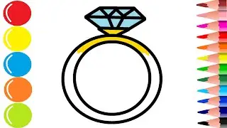 Drawing for Kids. How to Draw a Ring. Drawing for Children.
