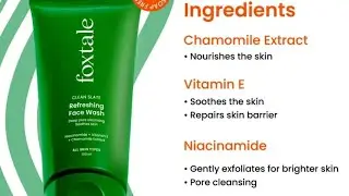 Foxtale Super Glow Face Wash Review ✨ Honest review 💯#beauty #best face wash