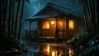 Midnight Forest Rain Sounds | Cozy Sounds for Deep Sleep And Relaxing 