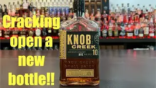 Knob Creek 10 Year Kentucky Straight Rye Whiskey/ Uncorking