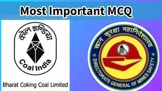 BCCL/DGMS Most Important MCQ ||