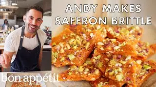 Andy Makes Delicious Saffron Brittle | From the Test Kitchen | Bon Appetit