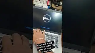 dell laptop check battery health #shortvideo #shorts #battery #delllaptop #dell