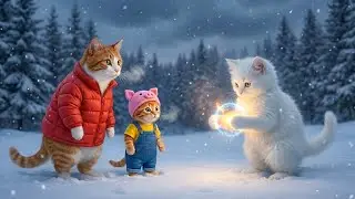 Ginger Kitten Found a MAGICAL Kitten In The Snow! ❄️✨