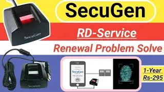 How To Solve SecuGen Hamster Pro 20 RD Service Renewal Problem| Hamster Pro 20 Device Registration
