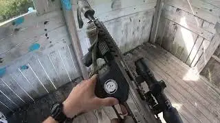 Observing Enemy Movement - Dye Dam DMR First Strikes - Magfed Paintball