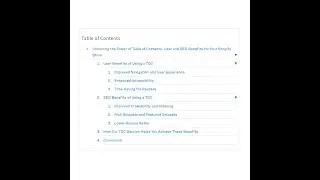 How to Add Table of Contents to your Shopify Blog Posts