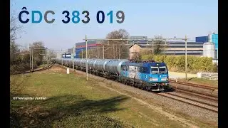 ĈDC 383 019 'Vojtěch Kry&scaron;p&iacute;n' met keteltrein langs Barneveld!