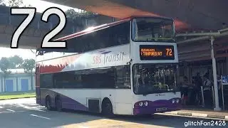 [SBST] (Retired) SBS9808D on Service 72 - Volvo B10TL Super Olympian Volgren