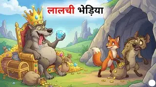 लालची भेड़िया//hindi kahani//panchtantra ki kahaniya hindi//