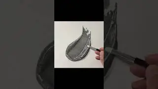 Drawing RED Paint with a BLACK Pencil 🎨✏️