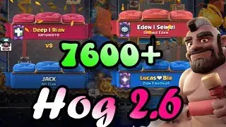 🔥HOG CYCLE 2.6 👈 LUCASxGAMER  and JACK gameplays - Clash Royale