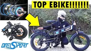 ONESPORT OT10 unboxing review road test foldable fat bike assembly guide affordable fat ebike 250W