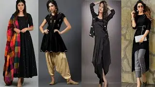Trendy Black Kurti Design 2020 || Most Beautiful Black  #Kurtis