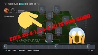 FIFA 20 4-1-2-1-2 (2) FORMATION BREAKDOWN + SUPER EFFECTIVE CUSTOM TACTICS!!!
