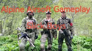Funny Alpine Airsoft Game | Slick Boys | M4 Gameplay