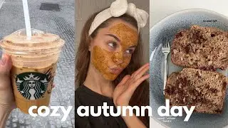 COZY AUTUMN DAY 🍂 | romanticizing autumn, relaxing evening routine, baking