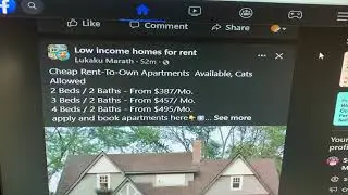 Social media rent to own rental scams