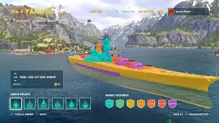 Введение в просмотр брони и анализ легендарной брони! (World of Warships Legends, Xbox One X) 4K