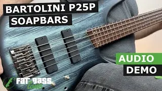 Bartolini P25P Bass Soapbar Pickups Demo